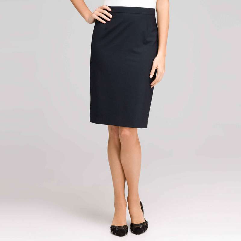 ウォッシャブルのウール地定番ストレートスカート , , large image number 0